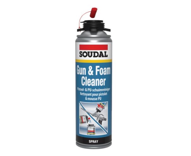 Soudal PU - Schaumreinigungspistole & Schaumreiniger
