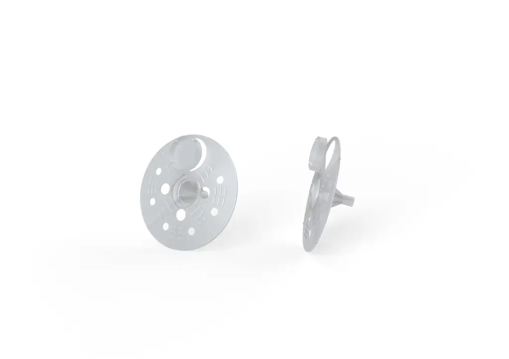 Isolierbefestigungsscheibe für Schraubdübel (60 mm) – 1 Packung mit 100 Stück 