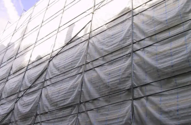 Staubdichtes Netzgewebe 130 g/m² (3,07 m x 50 m) weiß 